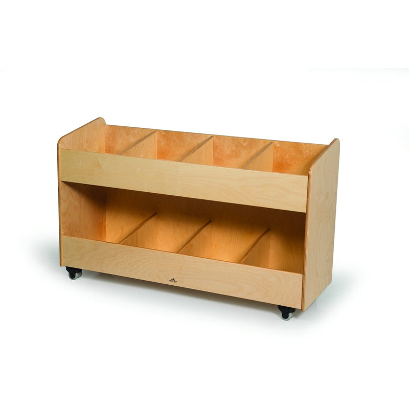 Whitney Brothers WB0296 Eight Section Mobile Book Organizer