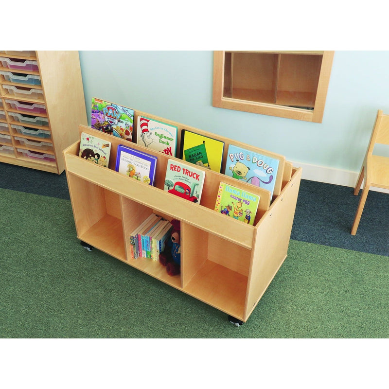 Whitney Brothers WB0383 Mobile Book Storage Island
