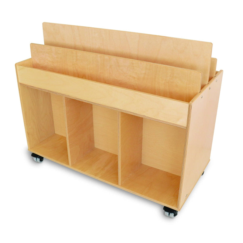 Whitney Brothers WB0383 Mobile Book Storage Island