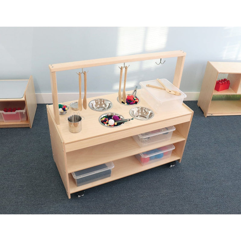 Whitney Brothers WB0384 Mobile Sensory Play Kitchen