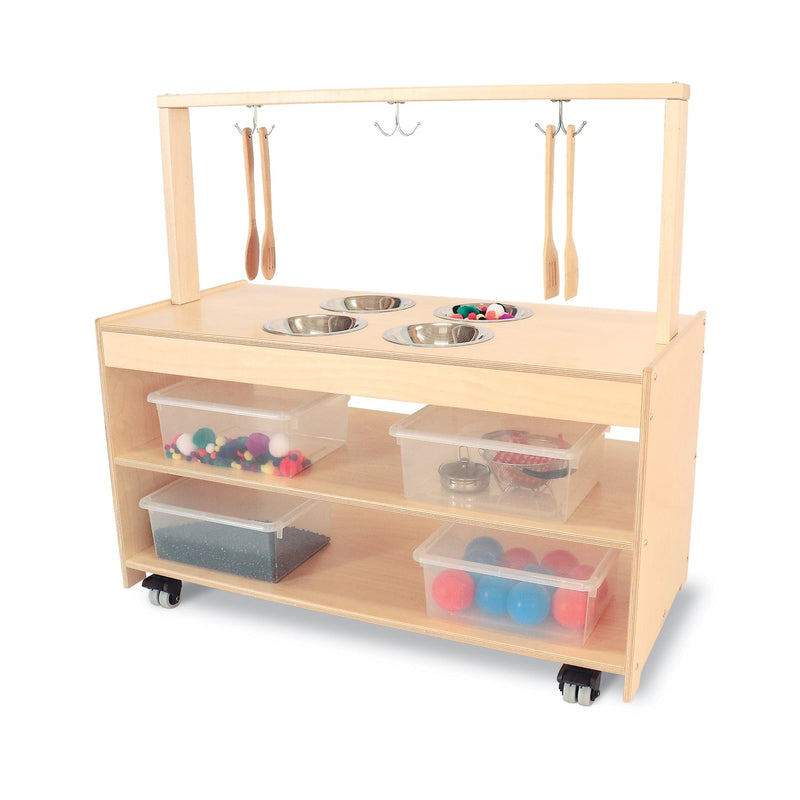 Whitney Brothers WB0384 Mobile Sensory Play Kitchen