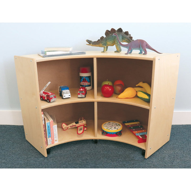 Whitney Brothers WB0651 Curve Out Mobile Storage Cabinet