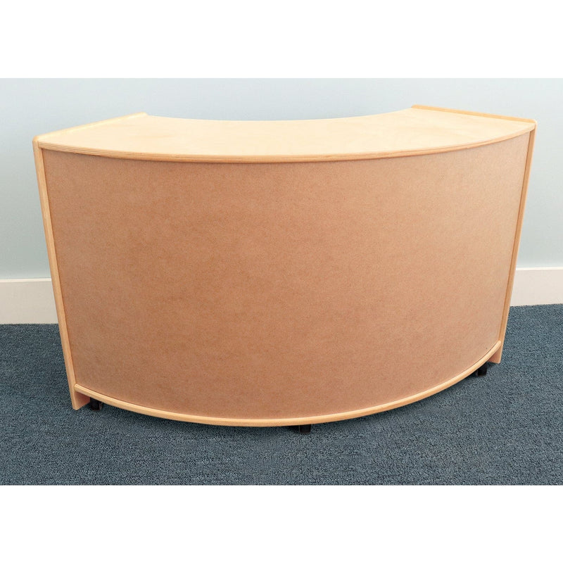 Whitney Brothers WB0651 Curve Out Mobile Storage Cabinet