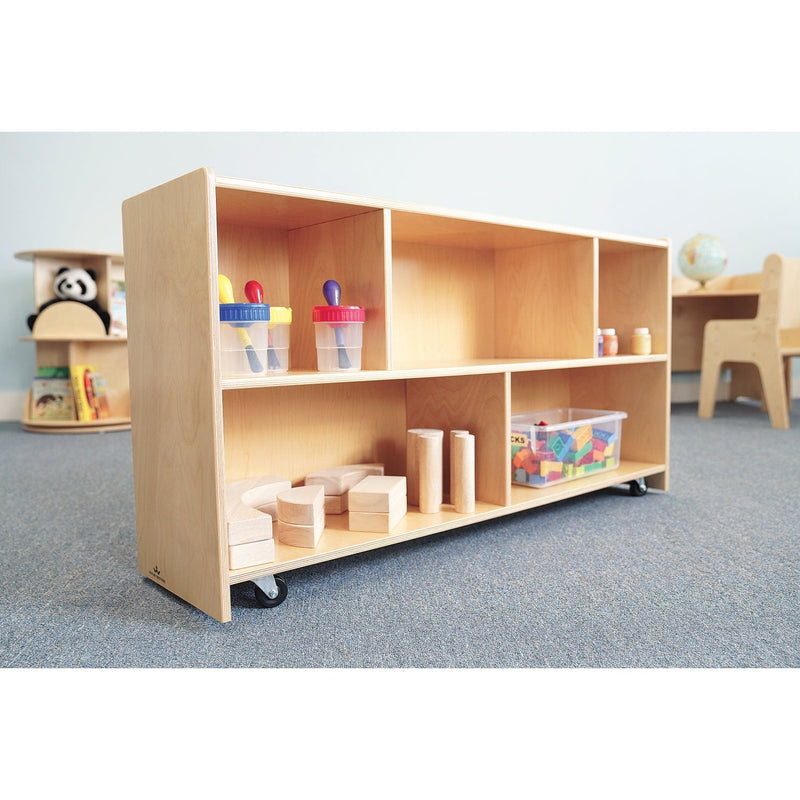 Whitney Brothers WB0653 Straight Back Mobile Storage Cabinet