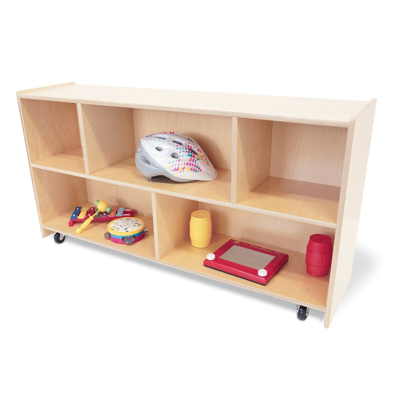 Whitney Brothers WB0653 Straight Back Mobile Storage Cabinet