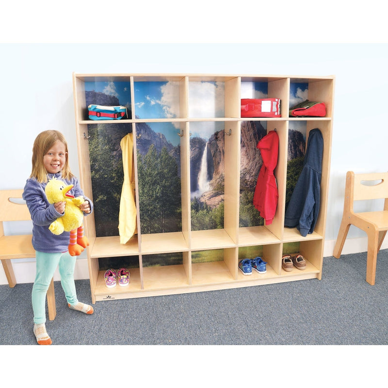 Whitney Brothers WB0852 Nature View Five Section Coat Locker