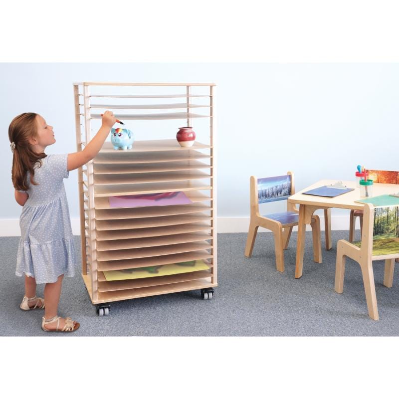 Whitney Brothers WB0878 Mobile Art Drying Rack