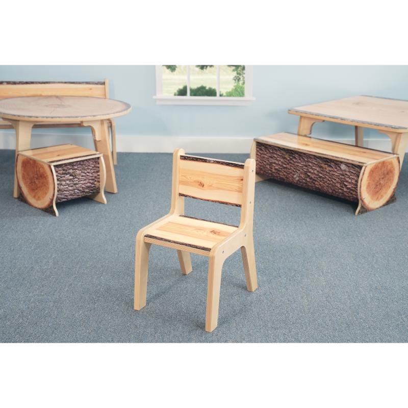 Whitney Brothers WB0884 Nature View Live Edge Chair 12H
