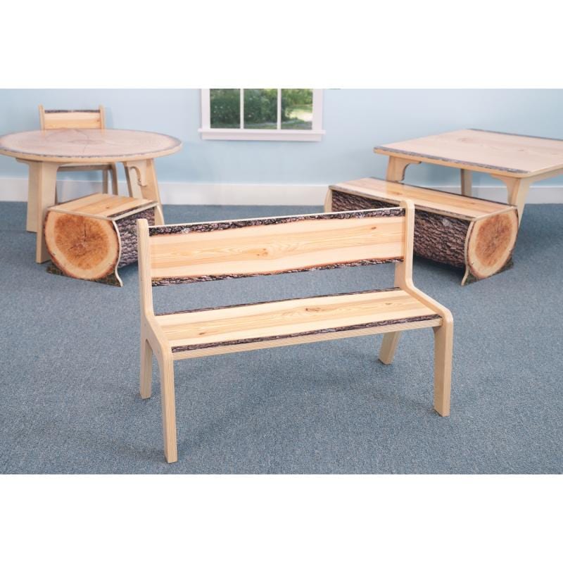 Whitney Brothers WB0897 Nature View Live Edge Bench 12H