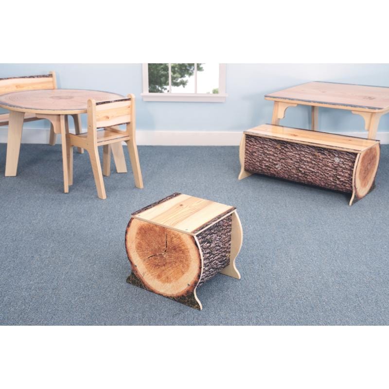 Whitney Brothers WB0904 Nature View Live Edge Small Log Bench 14H