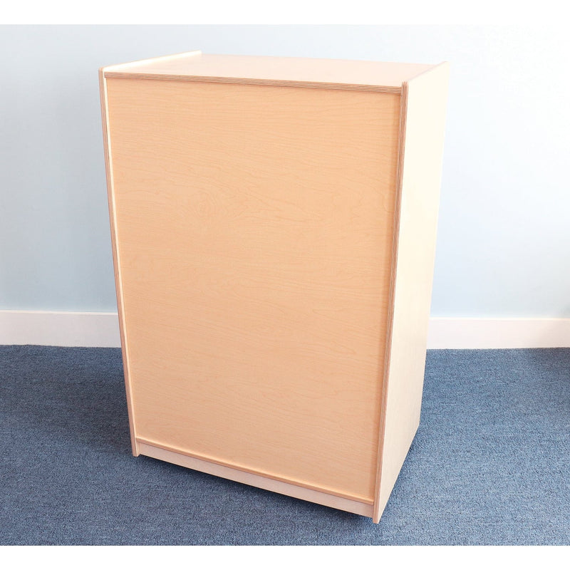 Whitney Brothers WB1671 10 Cubby Mobile Tray Storage Cabinet