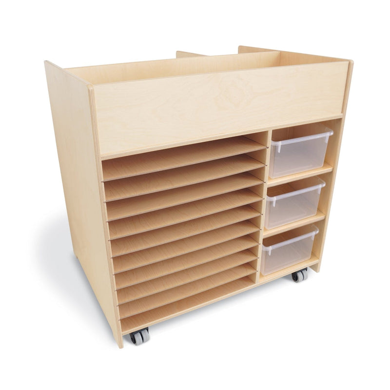 Whitney Brothers WB1758 Deluxe Mobile Art Supply Cart