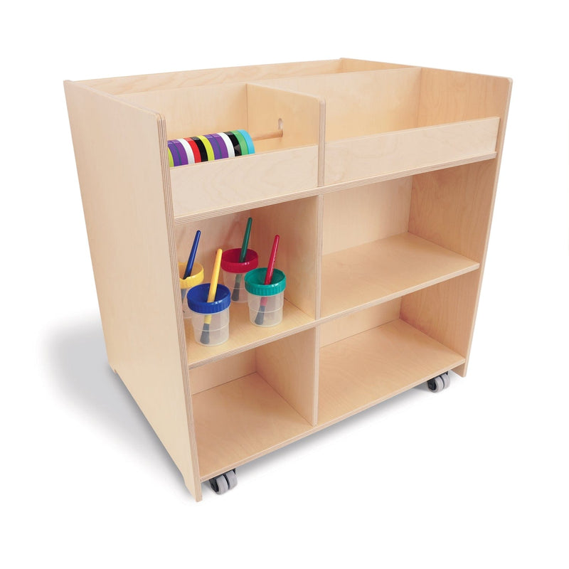 Whitney Brothers WB1758 Deluxe Mobile Art Supply Cart