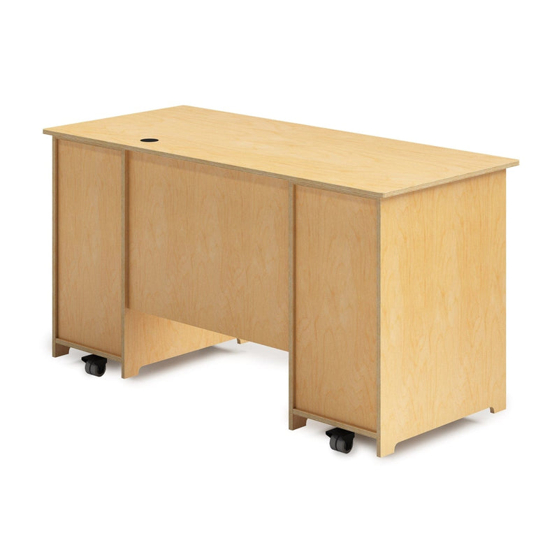 Whitney Brothers WB1809 Teachers Desk With Trays and Locking Door