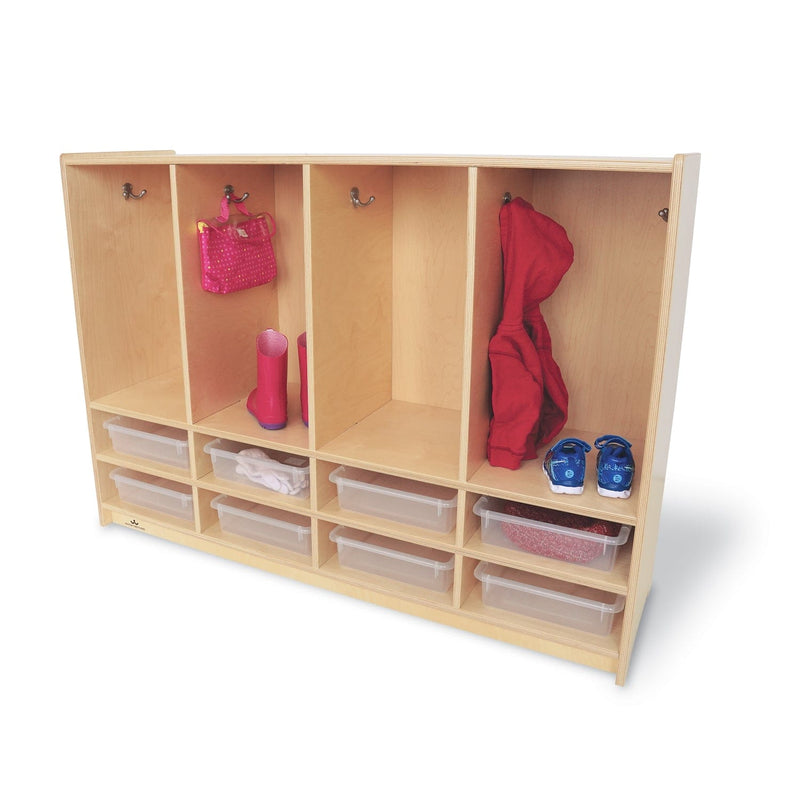 Whitney Brothers WB3404 Toddler 8 Section Coat Locker With Trays