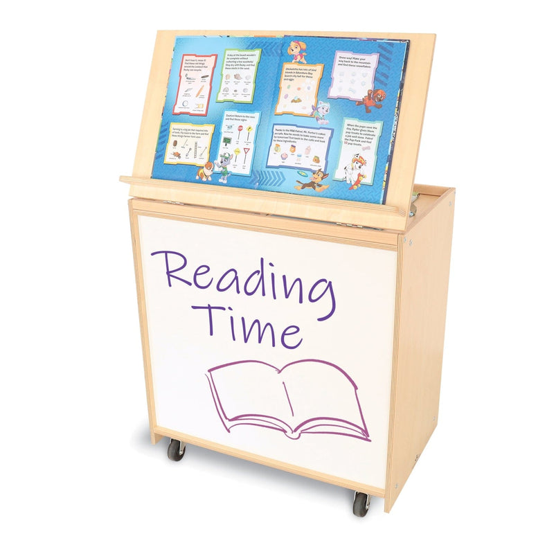 Whitney Brothers WB6255 Big Book Display With Write and Wipe Back