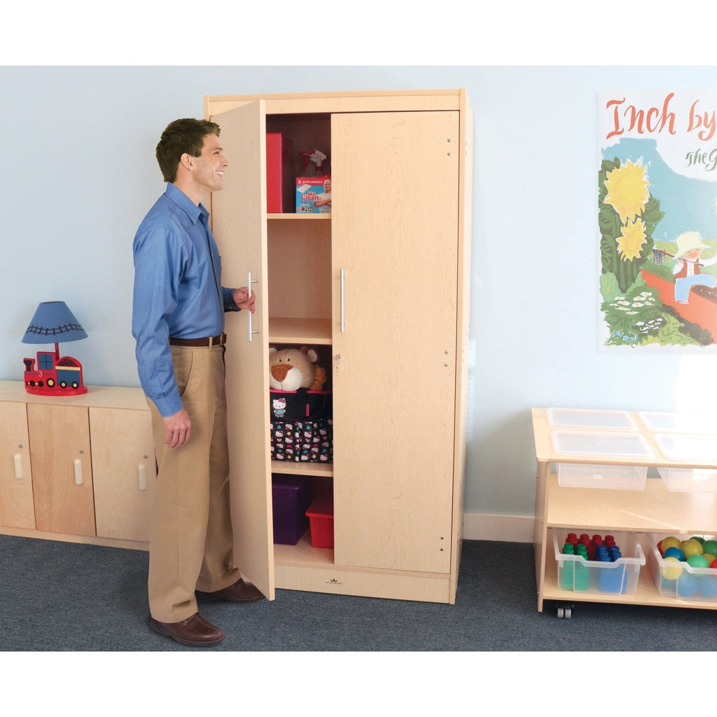 Whitney Brothers WB9202 Tall And Wide Storage Cabinet