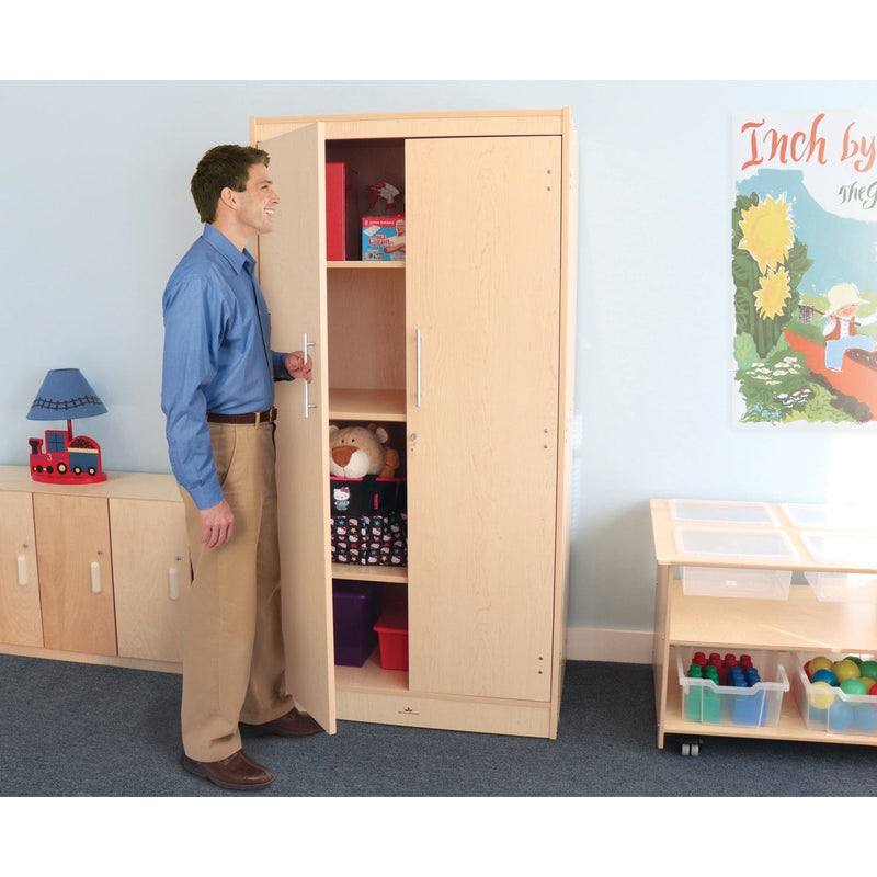 Whitney Brothers WB9202 Tall And Wide Storage Cabinet