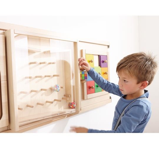 HABA Pro Colorful Squares Sensory Wall Activity