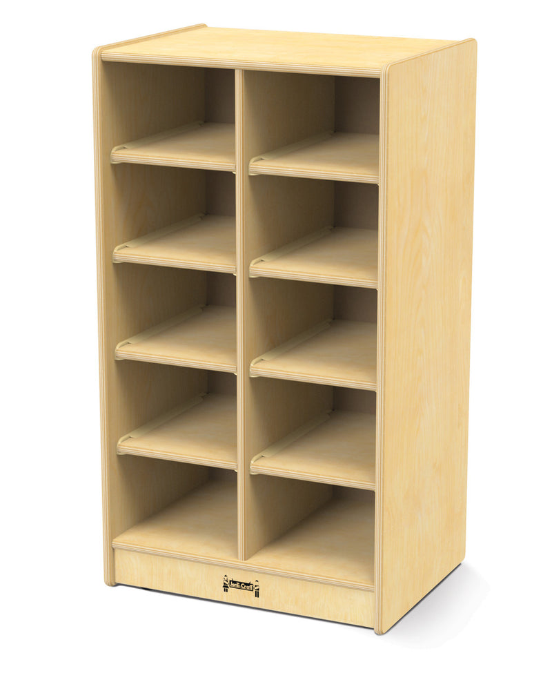 10 Cubbie-Tray Mobile Unit by Jonti-Craft® - Clear, Color or No Trays