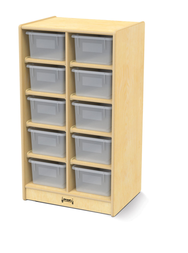 10 Cubbie-Tray Mobile Unit by Jonti-Craft® - Clear, Color or No Trays