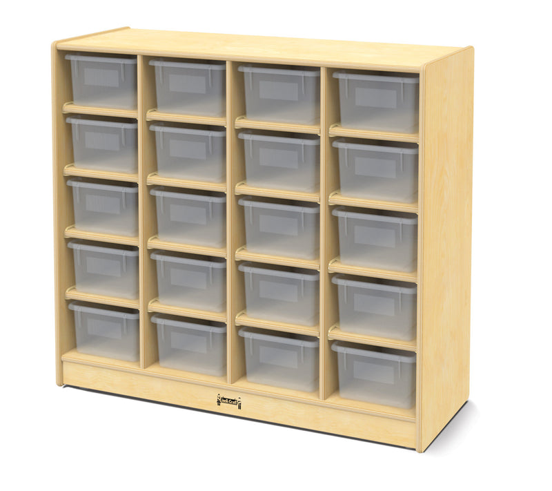 20 Cubbie-Tray Mobile Unit by Jonti-Craft® - Clear, Color or No Trays