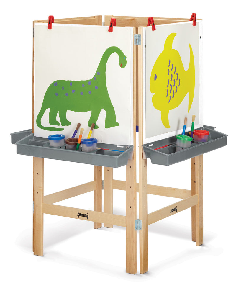 3 OR 4 WAY ADJUSTABLE EASEL by Jonti-Craft
