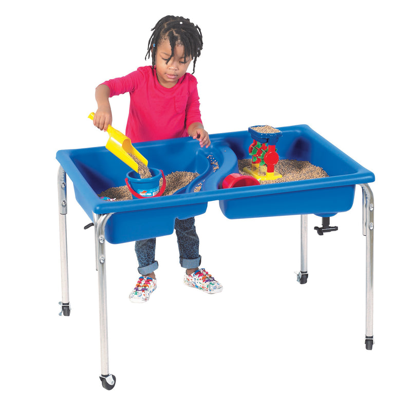 Children's Factory Neptune Sand & Water Table – 24″ Double Basin