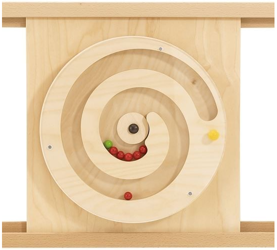 HABA Pro Turning Spiral with Balls Sensory Wall Activity Panel