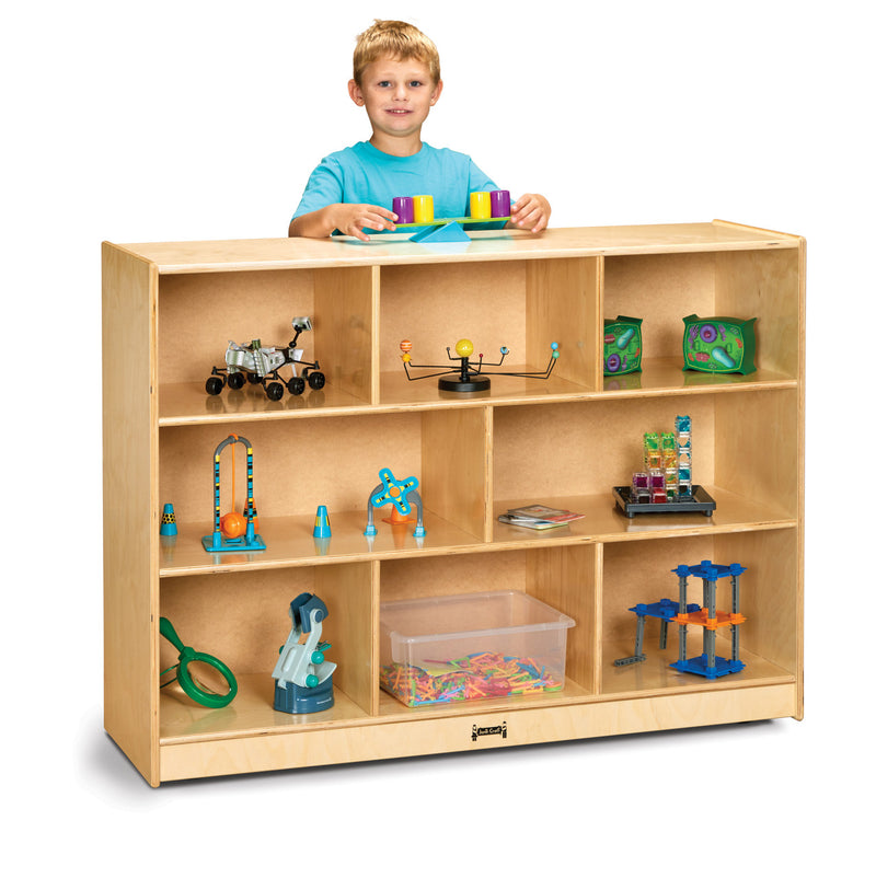 Super-Sized or Mega Single Mobile Toy Storage Bookshelf by Jonti-Craft