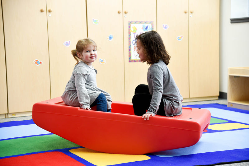 Red Rocking Teeter-Totter & Toddler Bridge