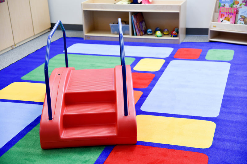 Red Rocking Teeter-Totter & Toddler Bridge