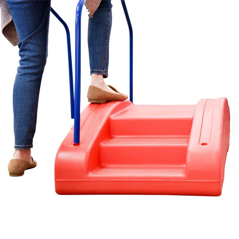 Red Rocking Teeter-Totter & Toddler Bridge