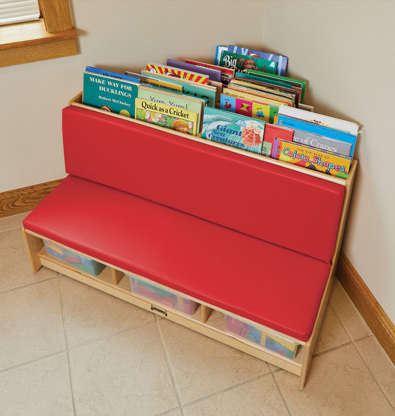 Corner Literacy Nook - Blue, Red or Wheat by Jonti-Craft