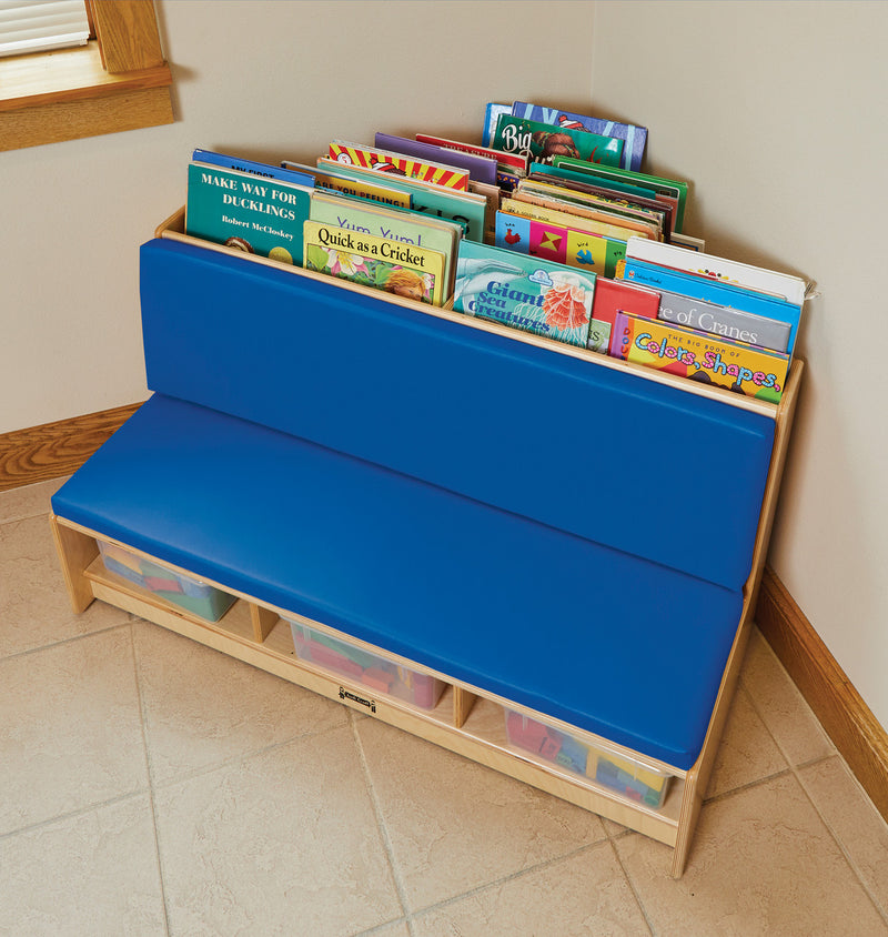 Corner Literacy Nook - Blue, Red or Wheat by Jonti-Craft
