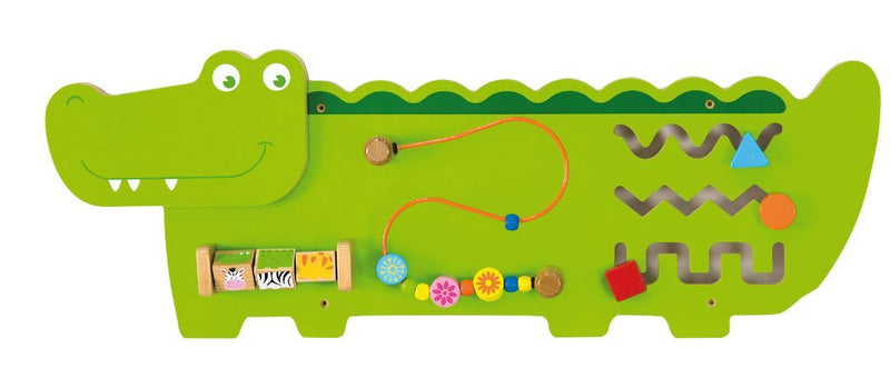 Alligator 3-Activity Sensory Wall Panel by NOVUM