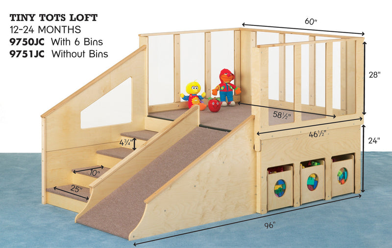 Tiny Tots Loft by Jonti-Craft