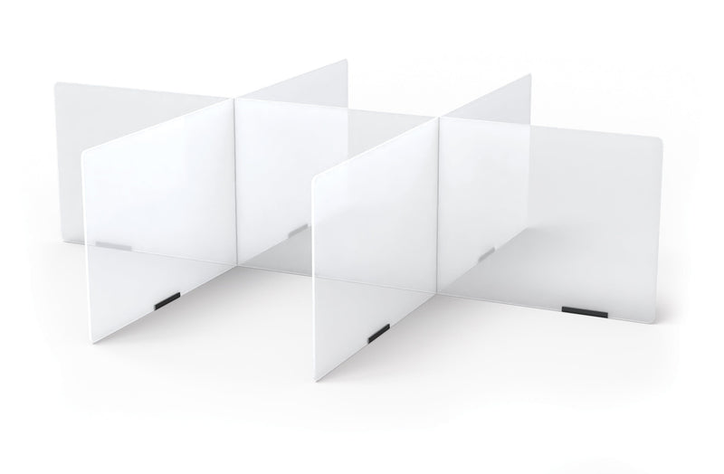 See-Thru Table Divider Shields- 6 station