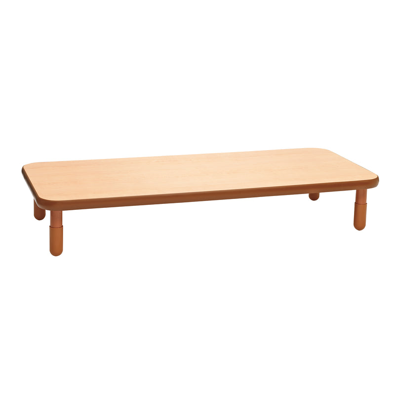 BASELINE® 72″ x 30″ Rectangular Table – Natural Wood