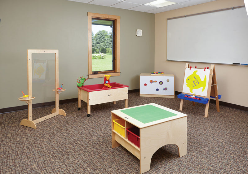 TODDLER OR PRIMARY ADJUSTABLE EASEL by Jonti-Craft