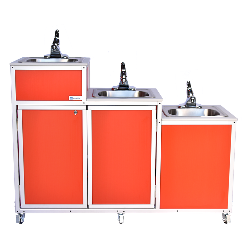 Monsam PSE-0123 Three Level Portable Sink