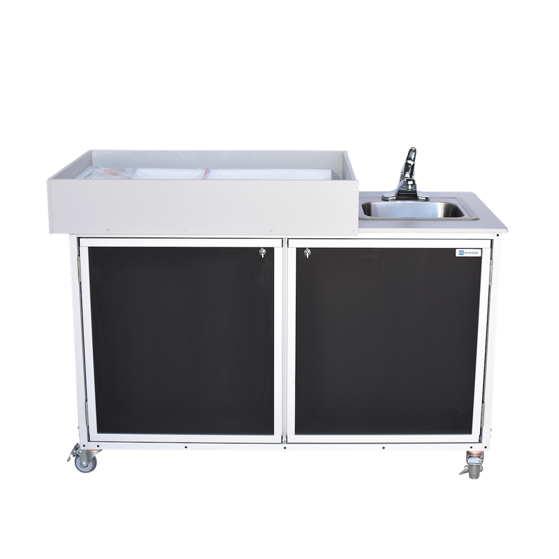 Monsam PSE-2010 Diaper Changing Station with Portable Sink 31" H