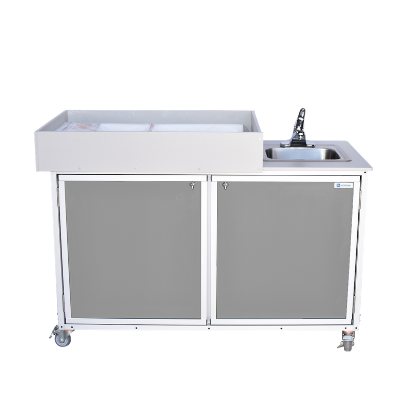 Monsam PSE-2010 Diaper Changing Station with Portable Sink 31" H
