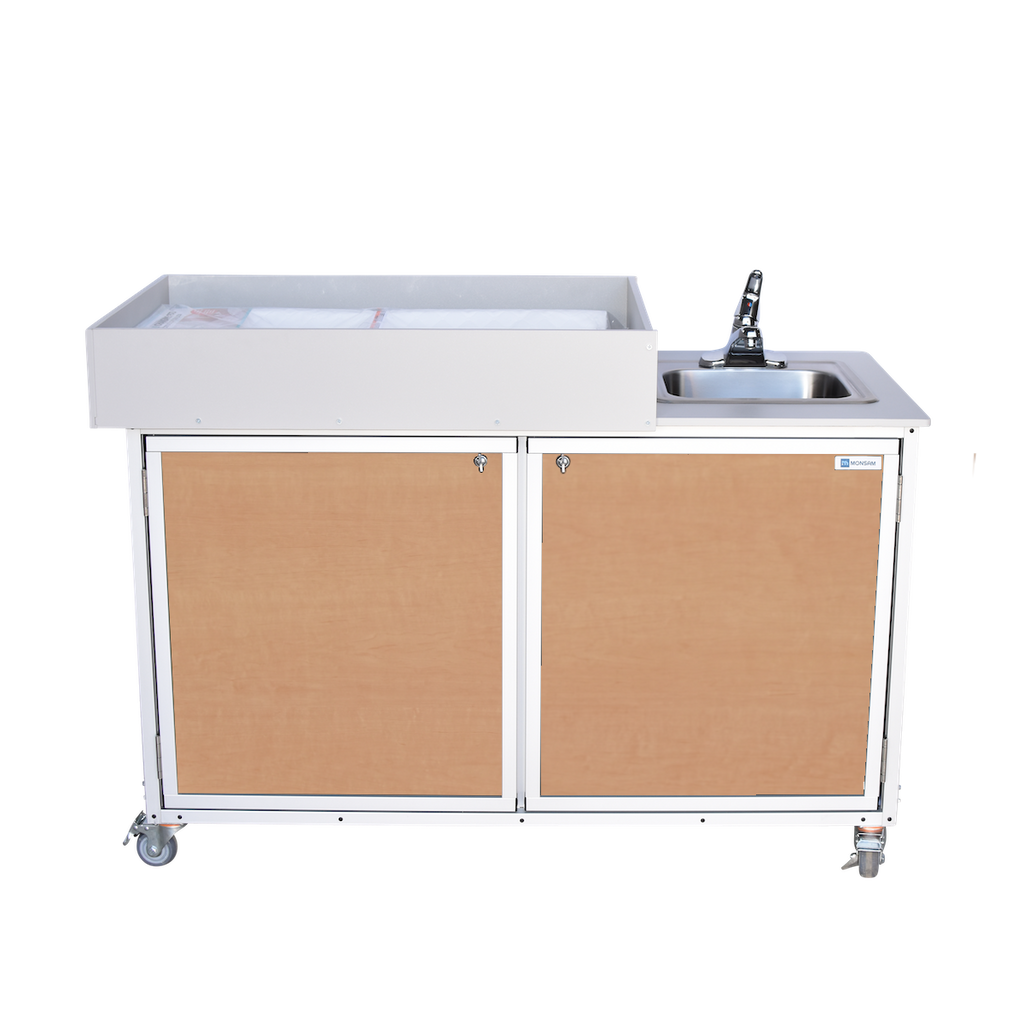 Monsam PSE-2010 Diaper Changing Station with Portable Sink 31" H