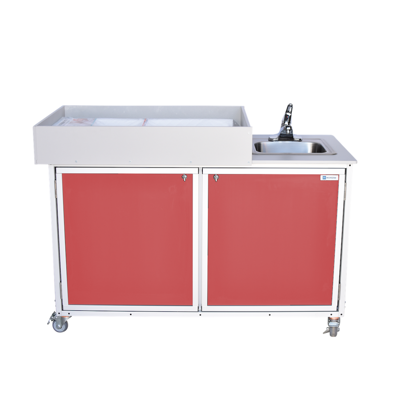 Monsam PSE-2010 Diaper Changing Station with Portable Sink 31" H