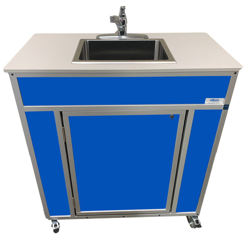 Monsam NS-009 NSF Portable Sink 39" H with 10" Deep Basin