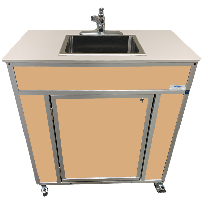 Monsam NS-009 NSF Portable Sink 39" H with 10" Deep Basin