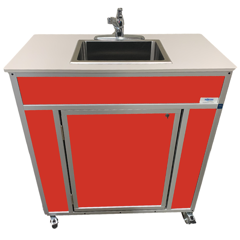 Monsam NS-009 NSF Portable Sink 39" H with 10" Deep Basin