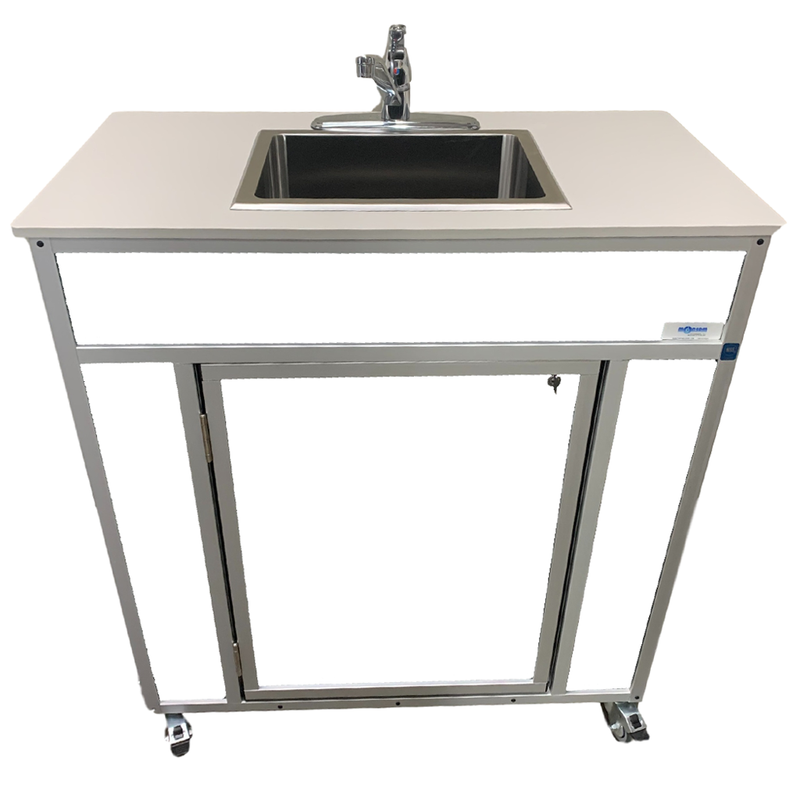 Monsam NS-009 NSF Portable Sink 39" H with 10" Deep Basin