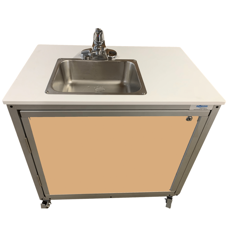 Monsam PSE-2006B Battery Powered Portable Sink 26" H - Cold Water Only